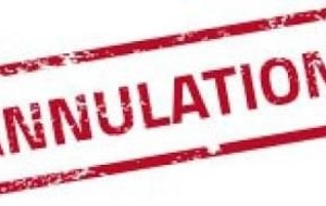 Suspension des activités